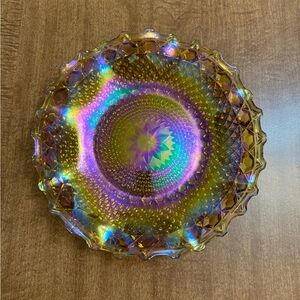 Indiana Carnival Glass Hostess Plate